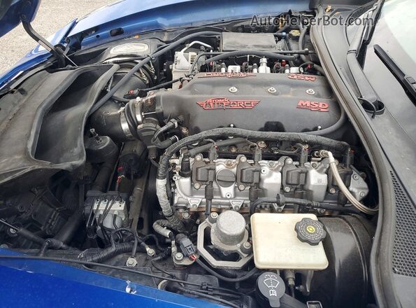 1G1YY2D79K5120859 2019 CHEVROLET CORVETTE Blue Սալոնի հետևի տեսք