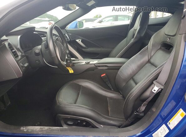 1G1YY2D79K5120859 2019 CHEVROLET CORVETTE Blue Սալոնի դիմացի տեսք