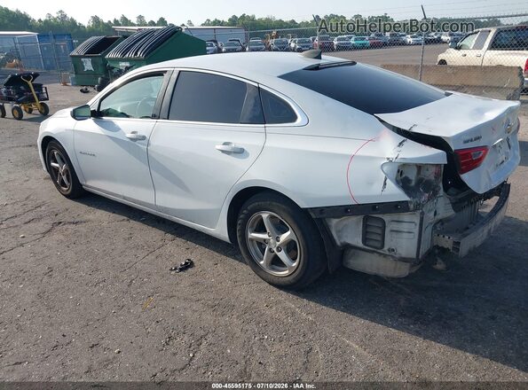 1G1ZB5ST0GF326726 2016 CHEVROLET MALIBU White Հետևի ձախ