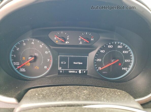 1G1ZB5ST0HF171709 2017 CHEVROLET MALIBU Silver ხელსაწყოთა პანელის ხედი