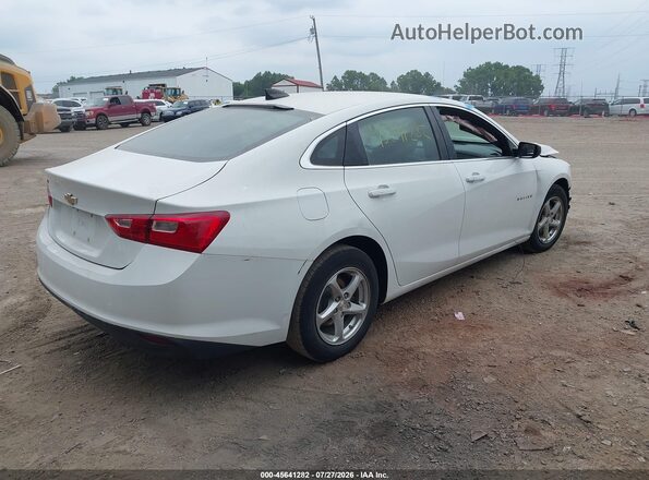 1G1ZB5ST0HF202456 2017 CHEVROLET MALIBU White Trasero derecho