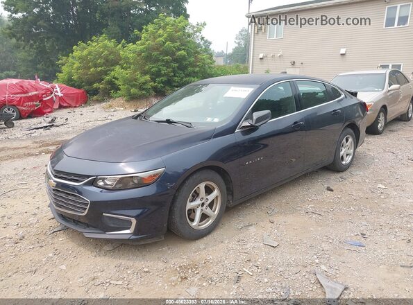 1G1ZB5ST0HF228037 2017 CHEVROLET MALIBU Синий Передняя левая четверть