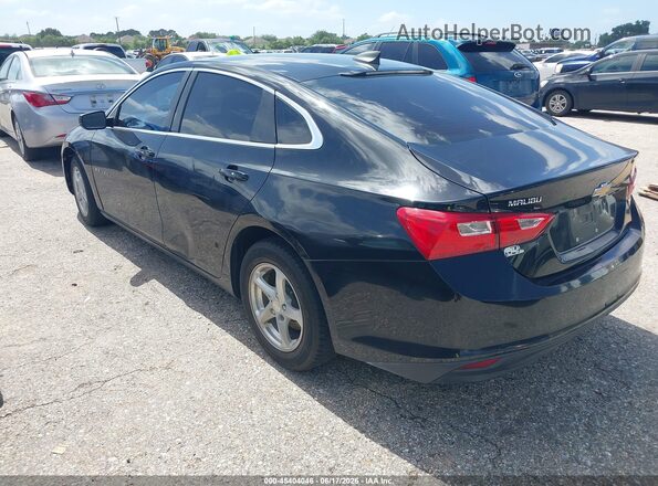 1G1ZB5ST0JF214774 2018 CHEVROLET MALIBU Black Հետևի ձախ