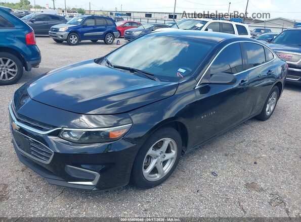 1G1ZB5ST0JF214774 2018 CHEVROLET MALIBU Black Առջևի ձախ երեք քառորդ տեսարան
