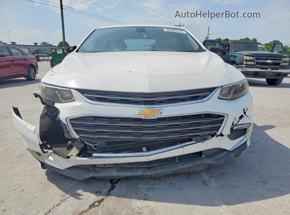 1G1ZB5ST0JF242476 2018 CHEVROLET MALIBU White წინა ხედი