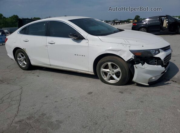 1G1ZB5ST0JF242476 2018 CHEVROLET MALIBU White წინა მარჯვენა