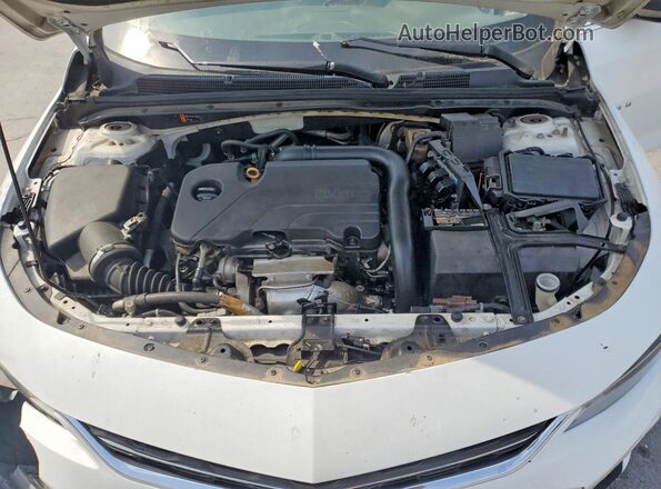 1G1ZB5ST0JF242476 2018 CHEVROLET MALIBU White უკანა სალონის ხედი