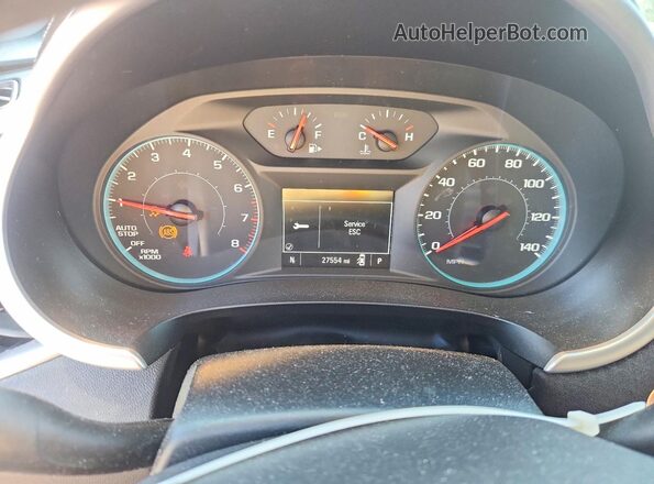 1G1ZB5ST0LF127234 2020 CHEVROLET MALIBU Silver ხელსაწყოთა პანელის ხედი