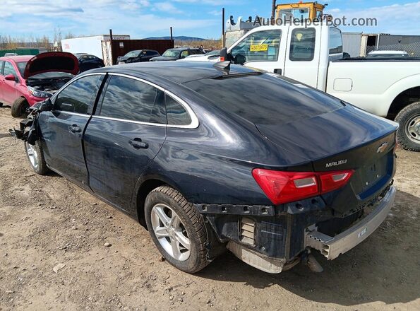 1G1ZB5ST0NF120464 2022 CHEVROLET MALIBU Black Հետևի ձախ