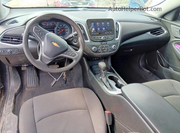 1G1ZB5ST0NF120464 2022 CHEVROLET MALIBU Black Առջևի վահանակի տեսք