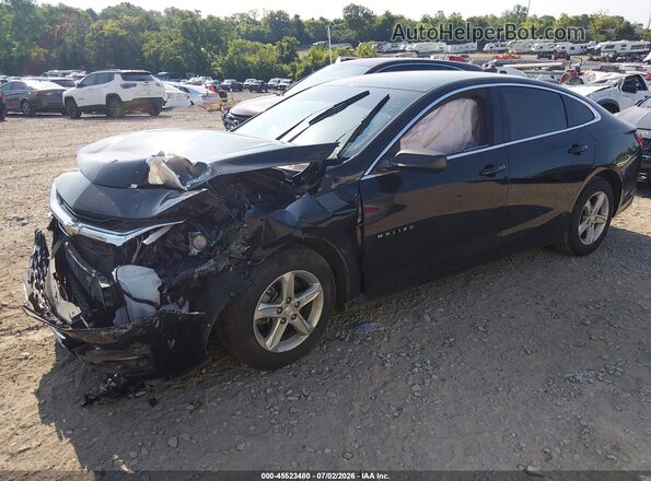 1G1ZB5ST0NF187940 2022 CHEVROLET MALIBU Black Vista tres cuartos delantera izquierda