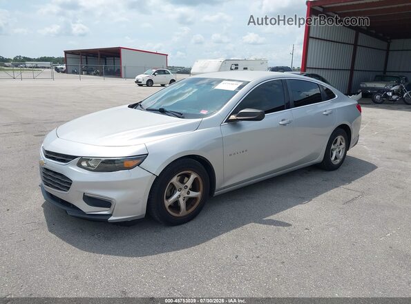 1G1ZB5ST1HF101314 2017 CHEVROLET MALIBU Silver Front left