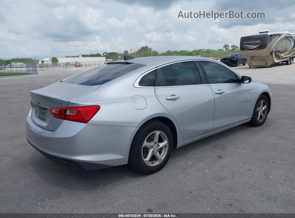 1G1ZB5ST1HF101314 2017 CHEVROLET MALIBU Silver Rear right