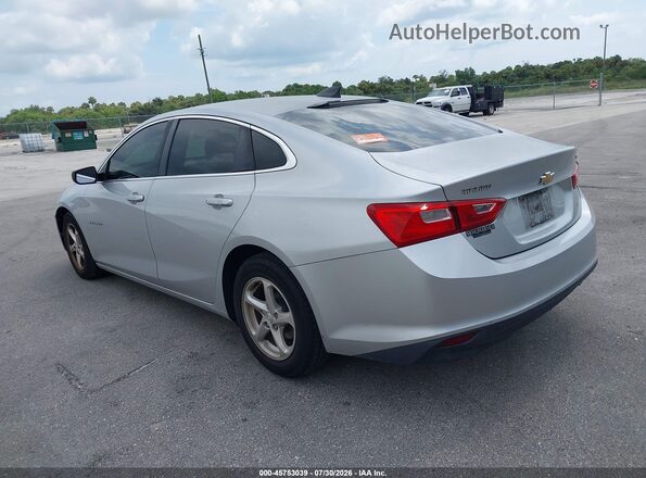 1G1ZB5ST1HF101314 2017 CHEVROLET MALIBU Silver Rear left