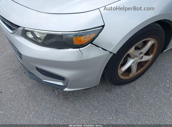 1G1ZB5ST1HF101314 2017 CHEVROLET MALIBU Silver Front view
