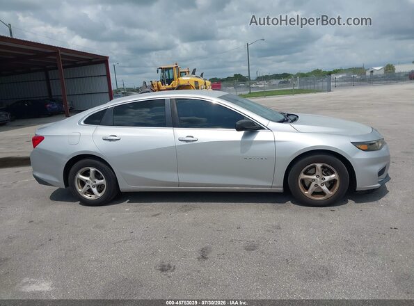 1G1ZB5ST1HF101314 2017 CHEVROLET MALIBU Silver Rear interior view