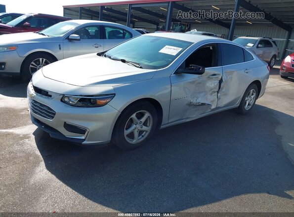 1G1ZB5ST1HF180760 2017 CHEVROLET MALIBU Silver Przód lewy