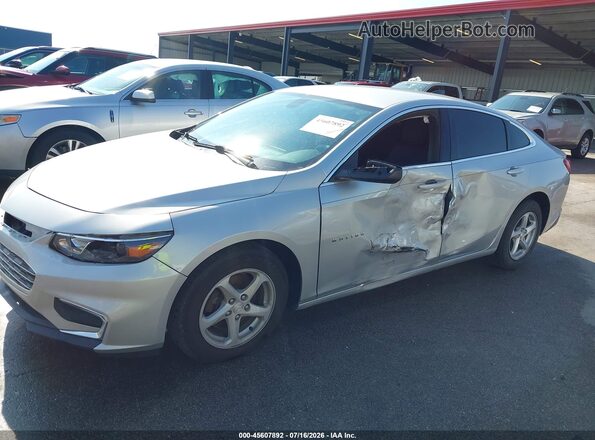 1G1ZB5ST1HF180760 2017 CHEVROLET MALIBU Silver Widok z przodu