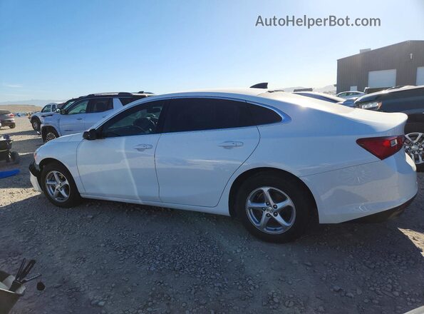 1G1ZB5ST1HF221338 2017 CHEVROLET MALIBU White Rear left