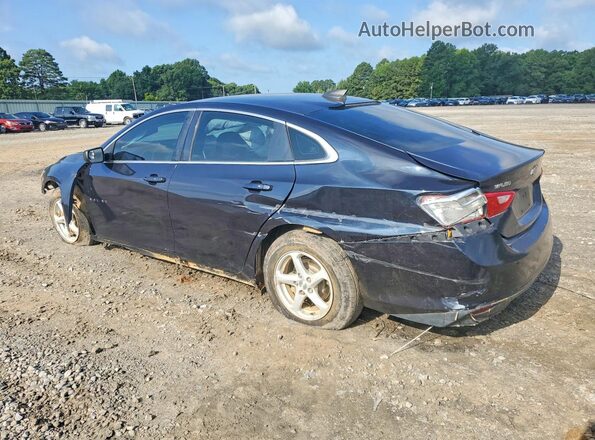 1G1ZB5ST1HF249625 2017 CHEVROLET MALIBU Black Tył lewy