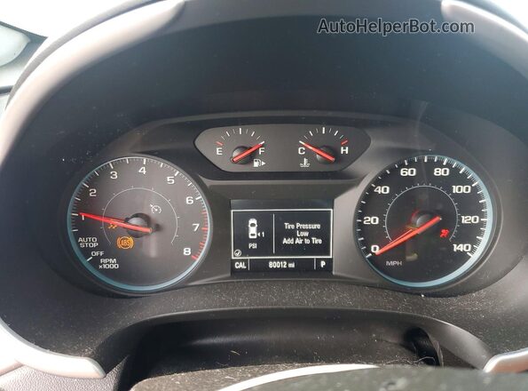 1G1ZB5ST1HF249625 2017 CHEVROLET MALIBU Black Widok zestawu wskaźników