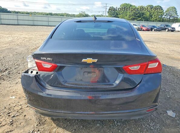 1G1ZB5ST1HF249625 2017 CHEVROLET MALIBU Black Widok z tyłu