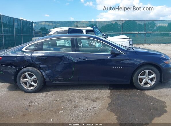 1G1ZB5ST1HF254906 2017 CHEVROLET MALIBU Blue Widok wnętrza z tyłu