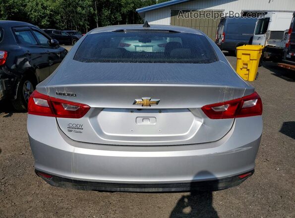 1G1ZB5ST1HF280602 2017 CHEVROLET MALIBU Silver Rear view