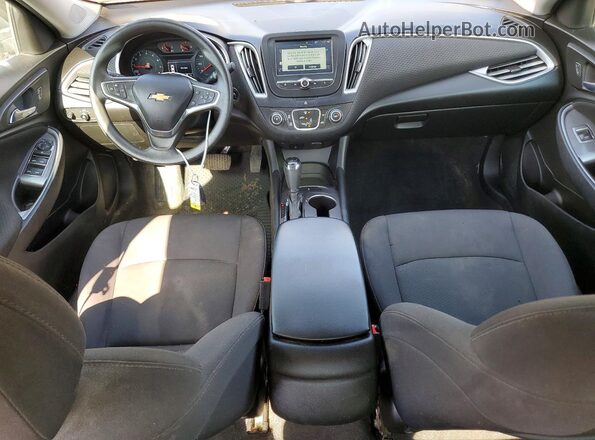 1G1ZB5ST1HF280602 2017 CHEVROLET MALIBU Silver Dashboard view