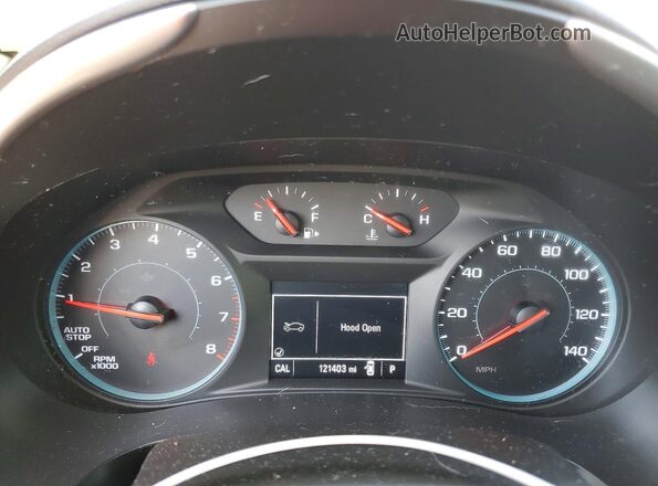 1G1ZB5ST1HF280602 2017 CHEVROLET MALIBU Silver Instrument cluster view