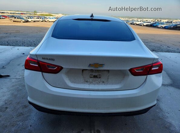 1G1ZB5ST1JF180974 2018 CHEVROLET MALIBU White Հետևի տեսք