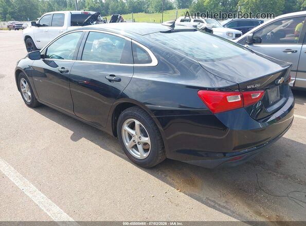 1G1ZB5ST1JF206988 2018 CHEVROLET MALIBU Black Trasero izquierdo