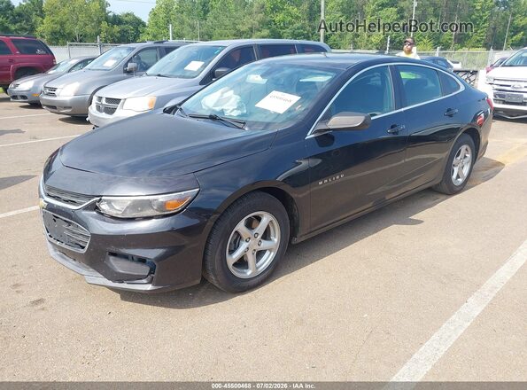1G1ZB5ST1JF206988 2018 CHEVROLET MALIBU Black Vista tres cuartos delantera izquierda