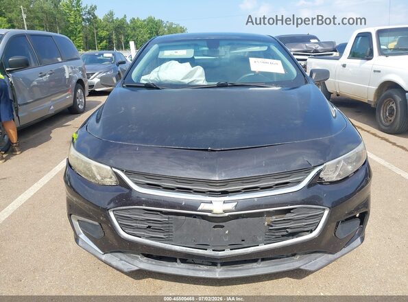1G1ZB5ST1JF206988 2018 CHEVROLET MALIBU Black Vista del cuadro de instrumentos