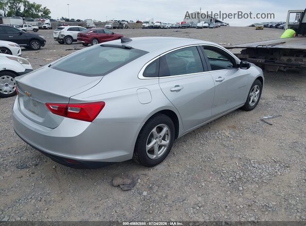 1G1ZB5ST1JF219174 2018 CHEVROLET MALIBU Silver Rear right
