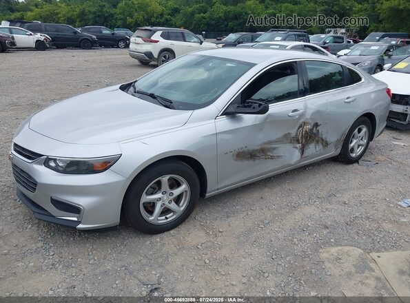1G1ZB5ST1JF219174 2018 CHEVROLET MALIBU Silver Front left