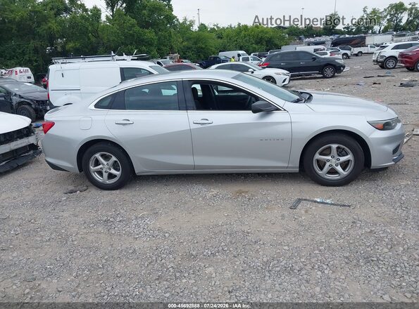 1G1ZB5ST1JF219174 2018 CHEVROLET MALIBU Silver Rear interior view