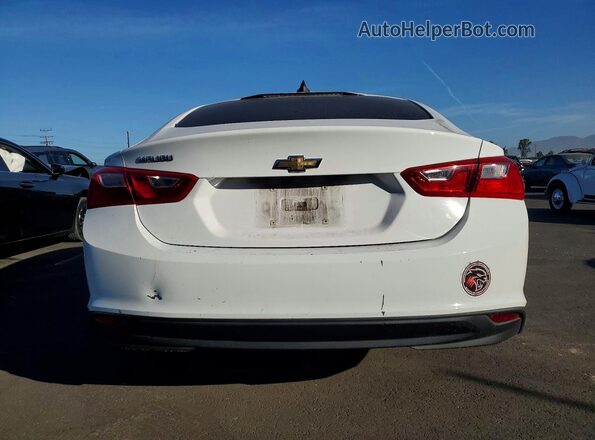1G1ZB5ST1JF268777 2018 CHEVROLET MALIBU White Vista trasera