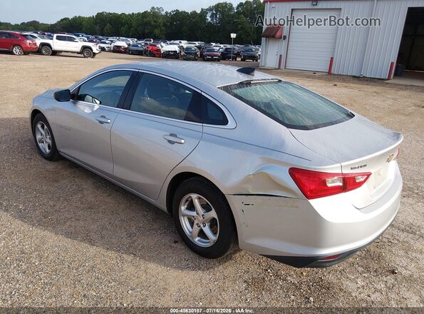 1G1ZB5ST1JF289077 2018 CHEVROLET MALIBU Серебряный Задняя левая четверть