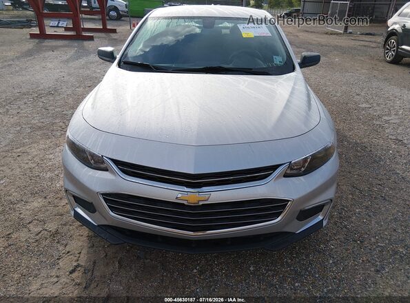 1G1ZB5ST1JF289077 2018 CHEVROLET MALIBU Серебряный Вид щитка приборов