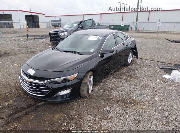 1G1ZB5ST1KF194102 2019 CHEVROLET MALIBU Black Առջևի ձախ երեք քառորդ տեսարան