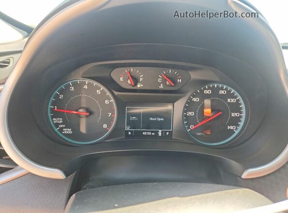 1G1ZB5ST1LF002663 2020 CHEVROLET MALIBU Charcoal Instrument cluster view