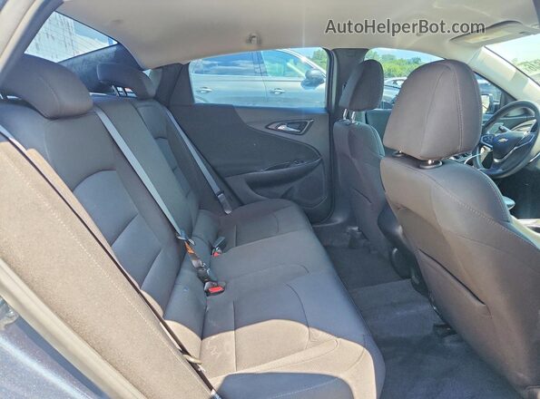 1G1ZB5ST1LF002663 2020 CHEVROLET MALIBU Charcoal Rear seats view