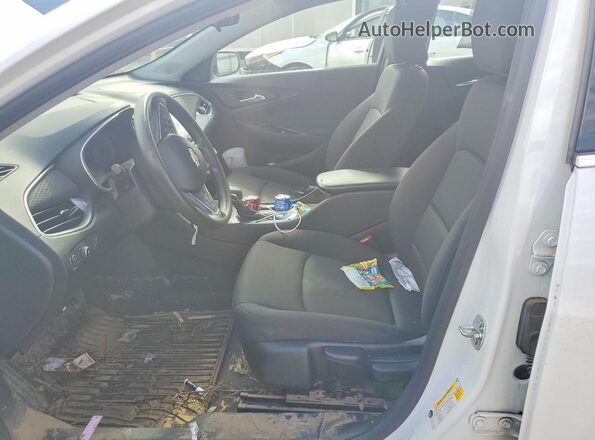 1G1ZB5ST1NF186683 2022 CHEVROLET MALIBU Белый Вид салона спереди