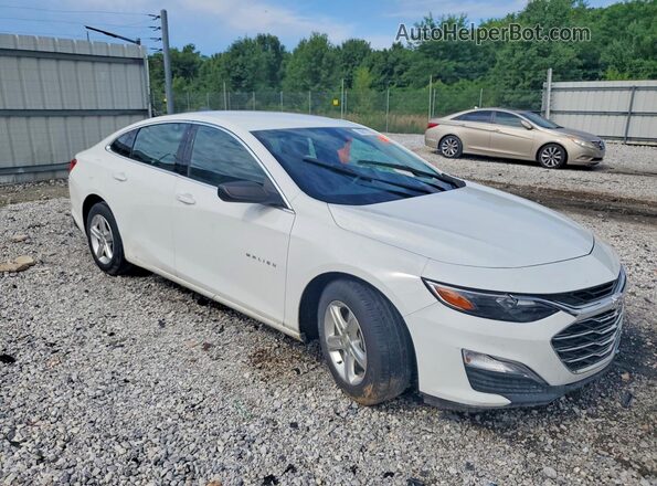 1G1ZB5ST1NF186683 2022 CHEVROLET MALIBU Белый Передняя правая четверть
