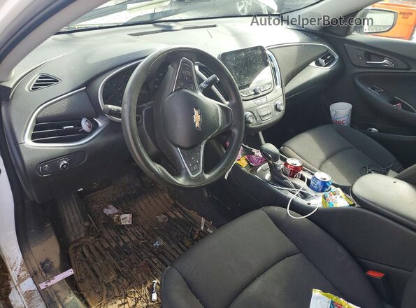 1G1ZB5ST1NF186683 2022 CHEVROLET MALIBU Белый Вид панели приборов