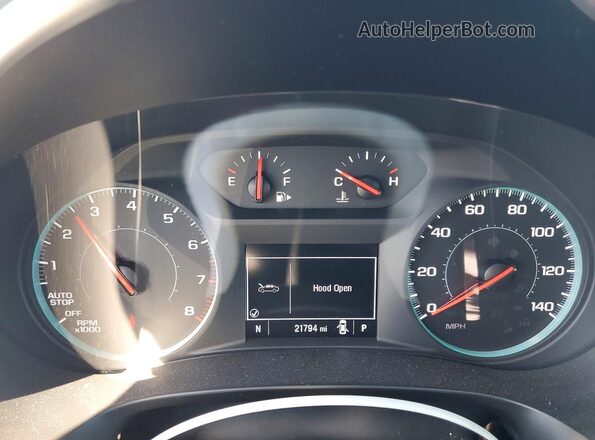 1G1ZB5ST1NF201277 2022 CHEVROLET MALIBU Black Widok zestawu wskaźników
