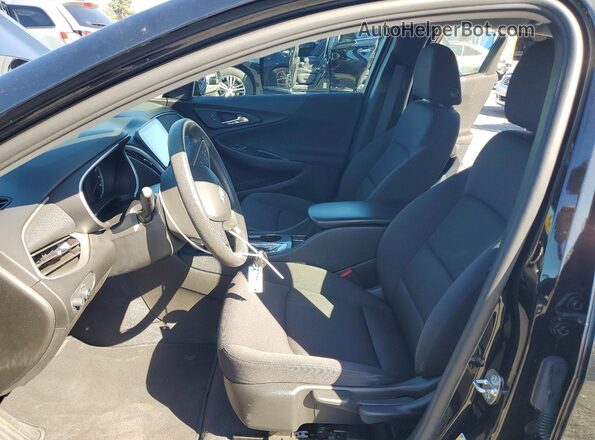 1G1ZB5ST1NF201277 2022 CHEVROLET MALIBU Black Widok wnętrza z przodu