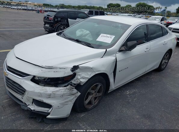 1G1ZB5ST2GF173508 2016 CHEVROLET MALIBU White წინა ხედი