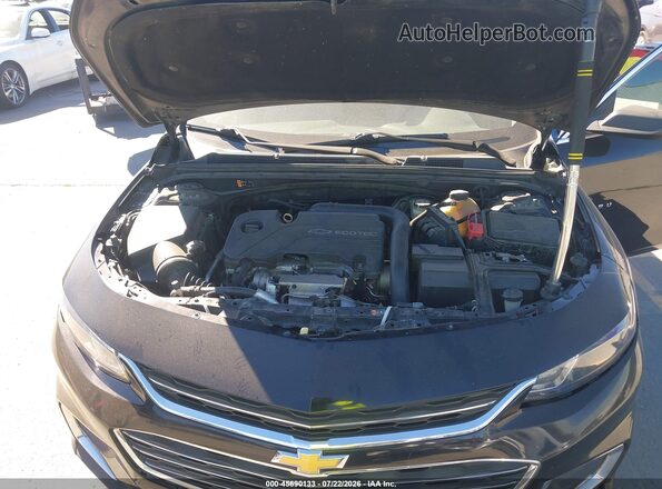 1G1ZB5ST2GF178725 2016 CHEVROLET MALIBU Black Widok z tyłu